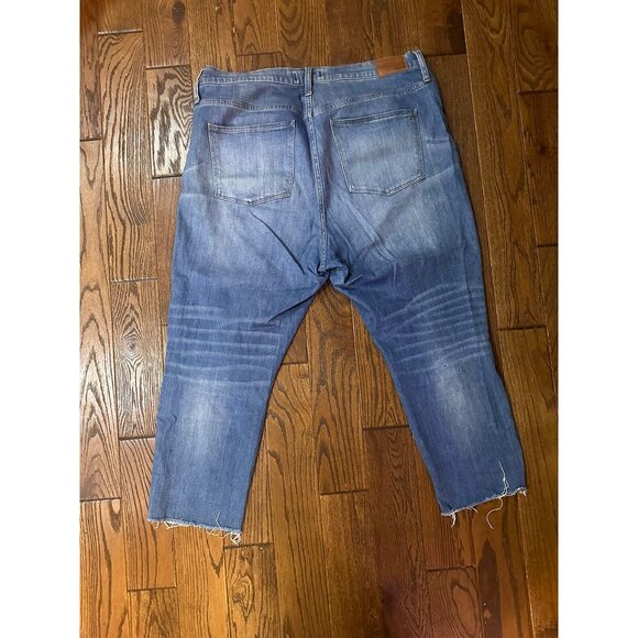 Madewell The High Rise Slim Crop Boy Jean SZ 34 - Picture 2 of 3
